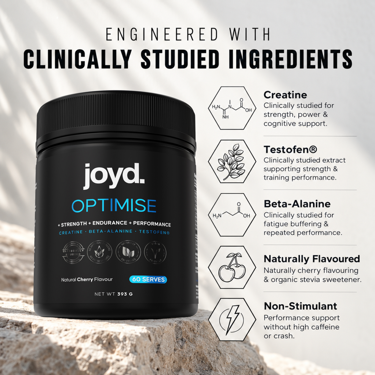 JOYD Optimise | Non-Stimulant Pre-Workout